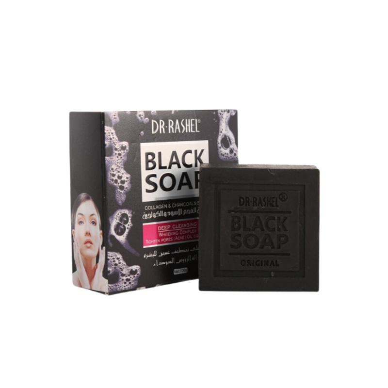 Dr. Rashel Black Soap Collagens And Charcoals