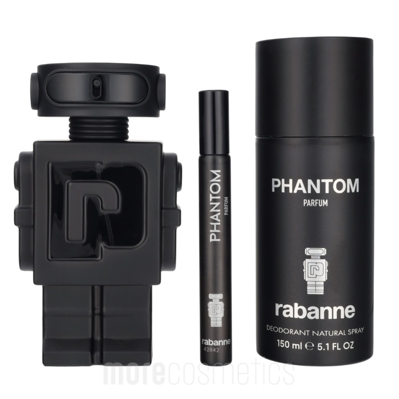 Paco Rabanne Phantom Giftset Edp Spray 100 ml/Deodorant Spray 150 ml/Edp Travel Spray 10 ml