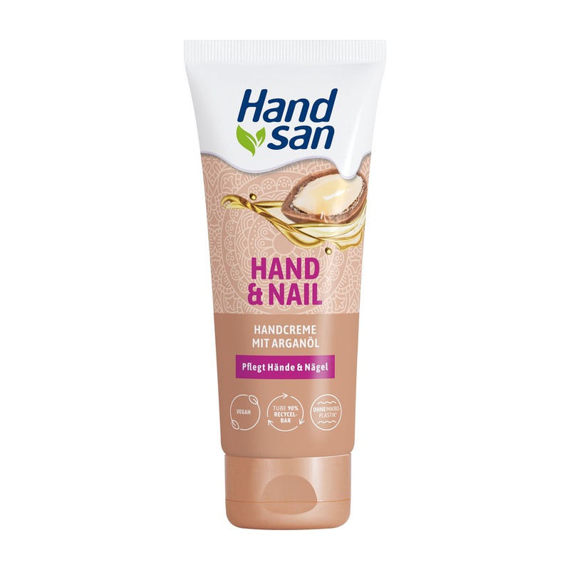 Handsan Hand & Nail hand cream with argan oil, 90 mL