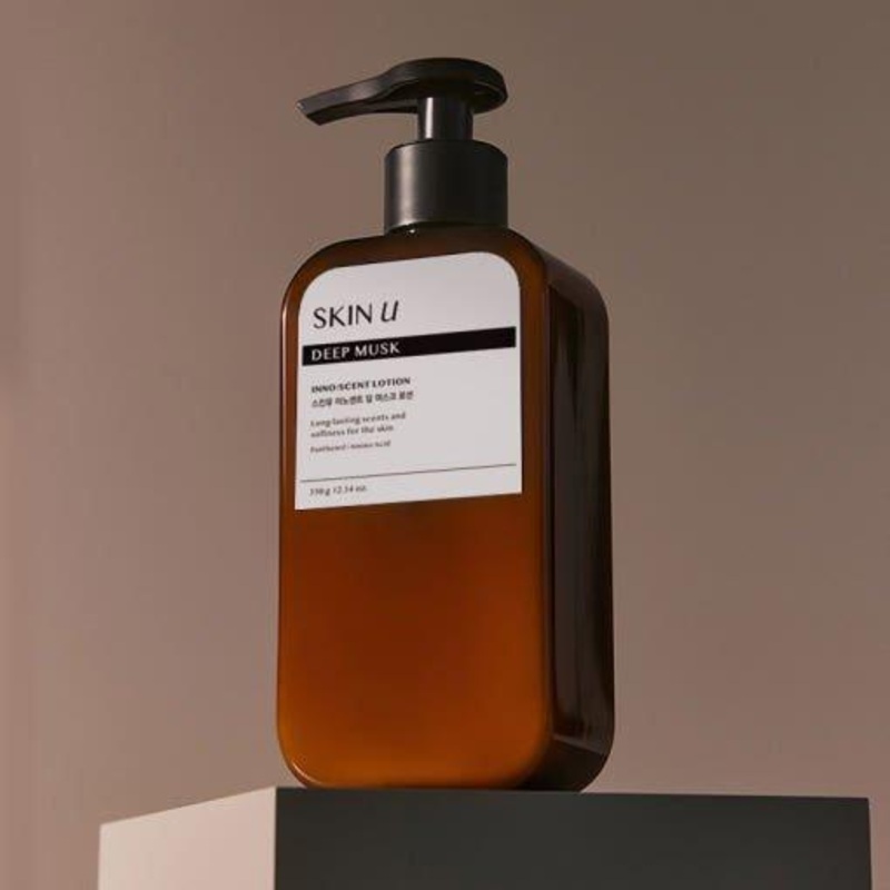 SKIN U INNO:SCENT Lotion  350g | Long-Lasting Fragrance & 100-Hour Hydration 01 Deep Musk