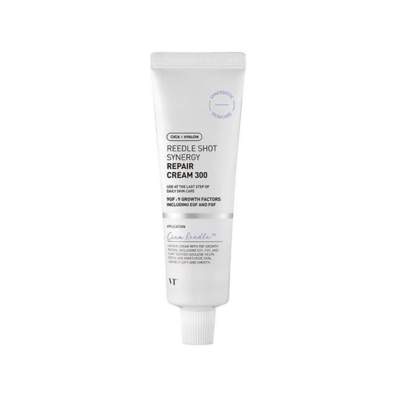 VT Reedle Shot Synergy Repair Cream 300  50ml | Cica-Based Repair & Hydration Cream for Sensitive, Fluctuating Skin