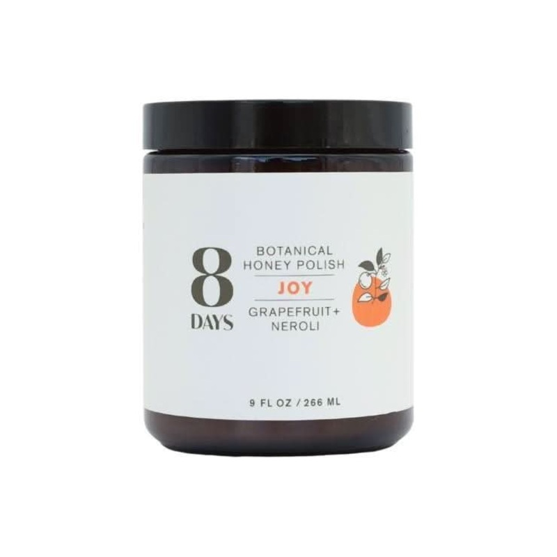 8 Days Botanical Honey Polish  Luxurious, Skin-Softening Exfoliator (266ml) 266 ml | 9 oz Joy