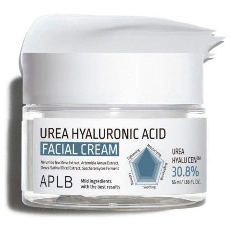 APLB Urea Hyaluronic Acid Facial Cream  55ml | Deep Hydration & Barrier Repair