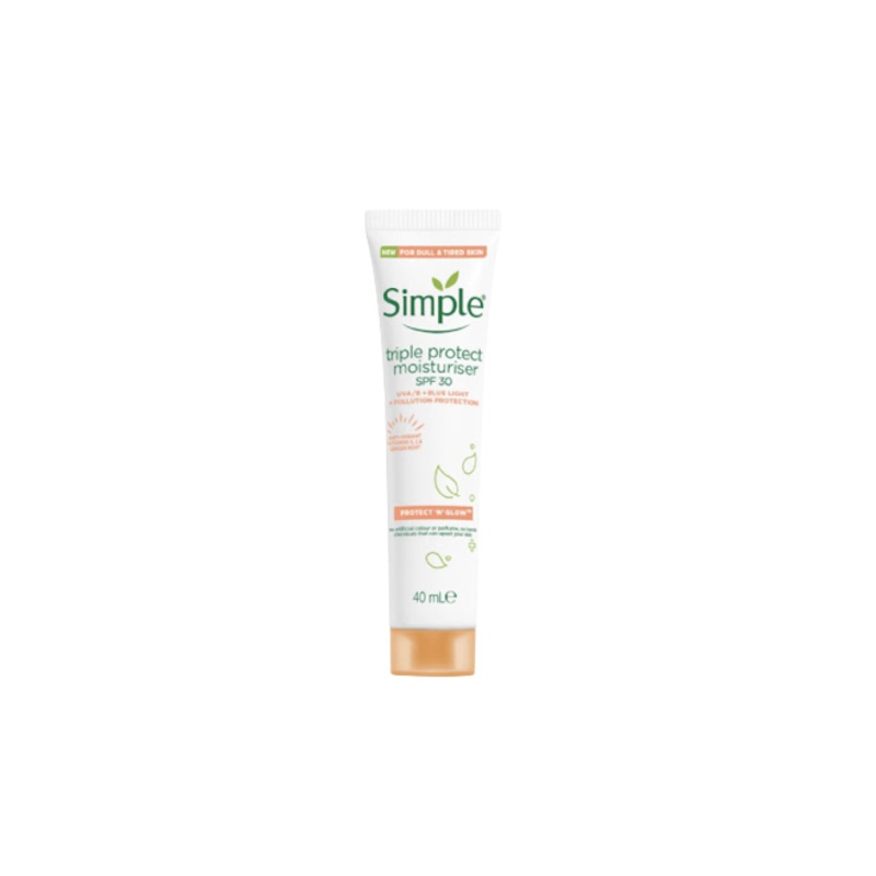 Simple Triple Protect Moisturiser Spf30 40ML