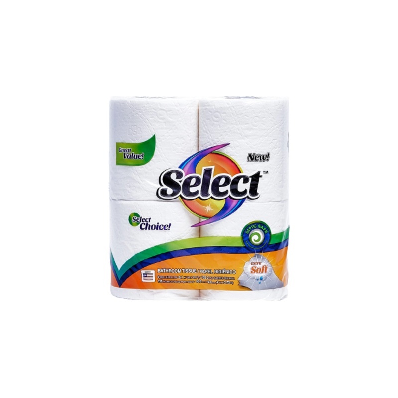 Select Rolls Tissue 4 Rolls