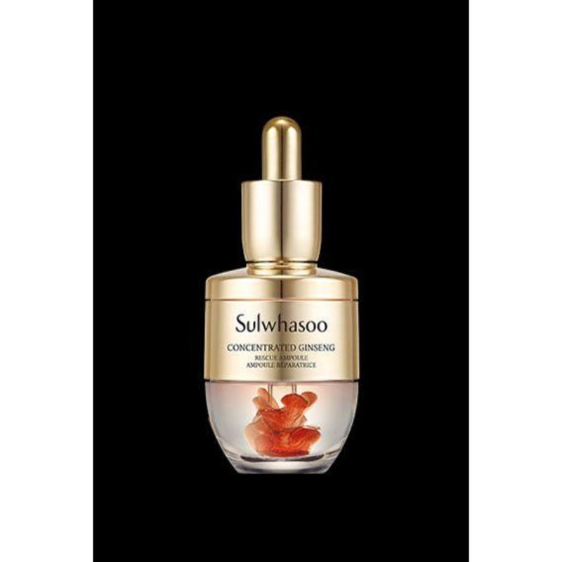 Sulwhasoo Concentrated Ginseng Rescue Ampoule  20g | Soothing, Restorative SOS Treatment for Stressed Skin