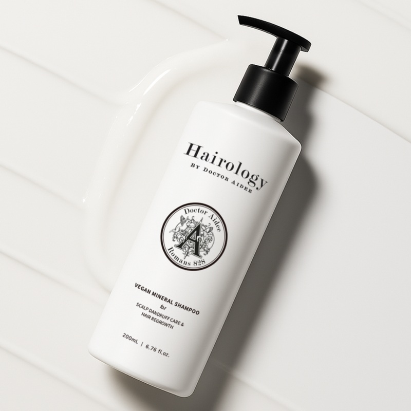 Doctor Aidee Hairology Vegan Itchy Scalp Relief Shampoo  200ml | Soothing, Strengthening & Anti-Hair Loss Formula