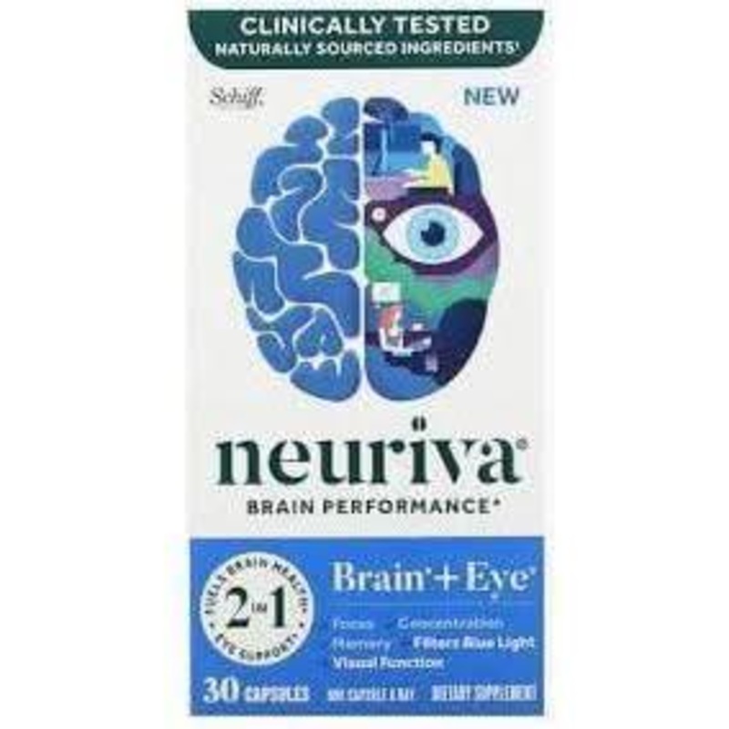 Neuriva Brain + Eye Supplement – 30 Capsules | Boost Memory & Focus