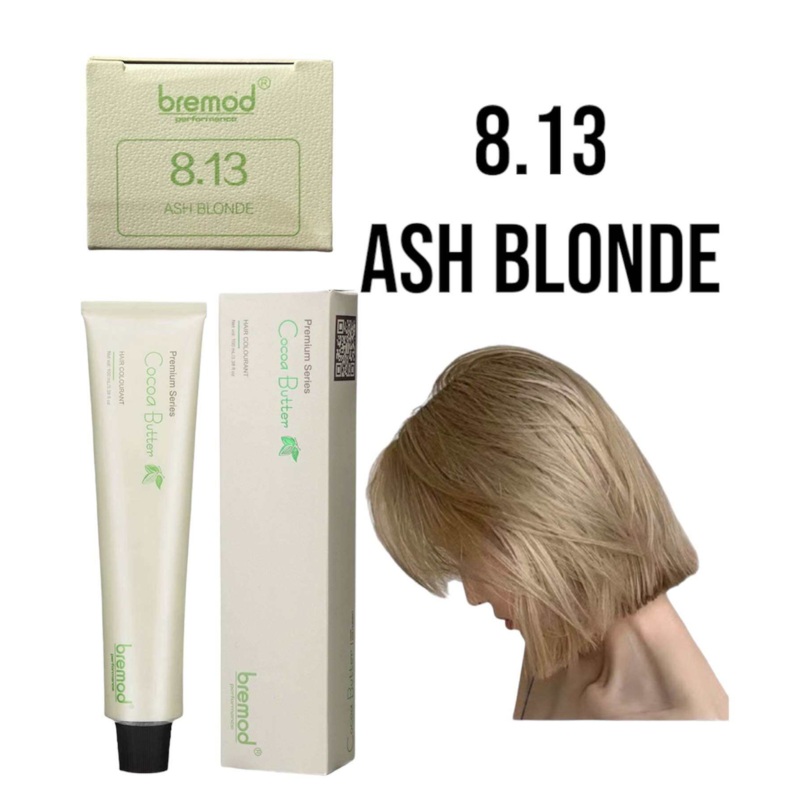 Bremod Cocoa Butter Hair Colourant – 100ml Ash Blonde 8.13
