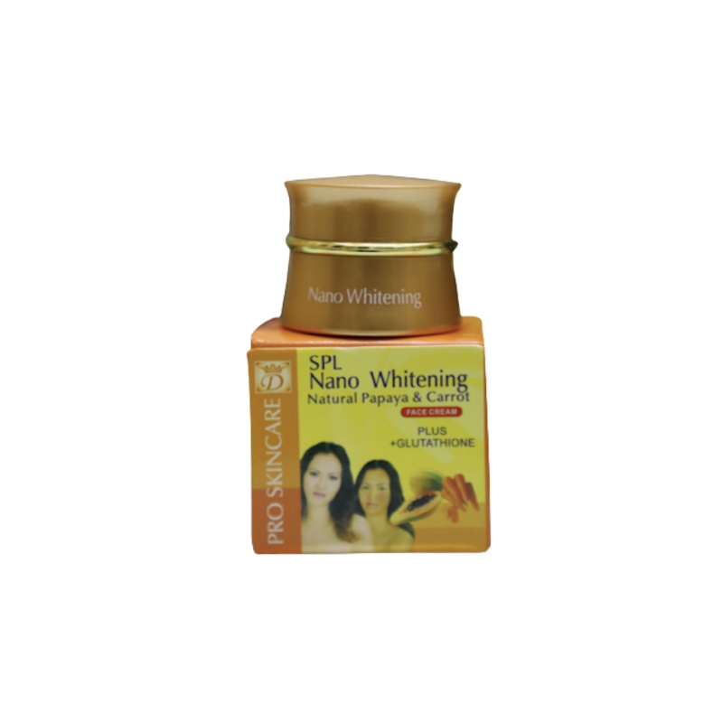 Nano Whitening Papaya And Carrot Face Cream 15G