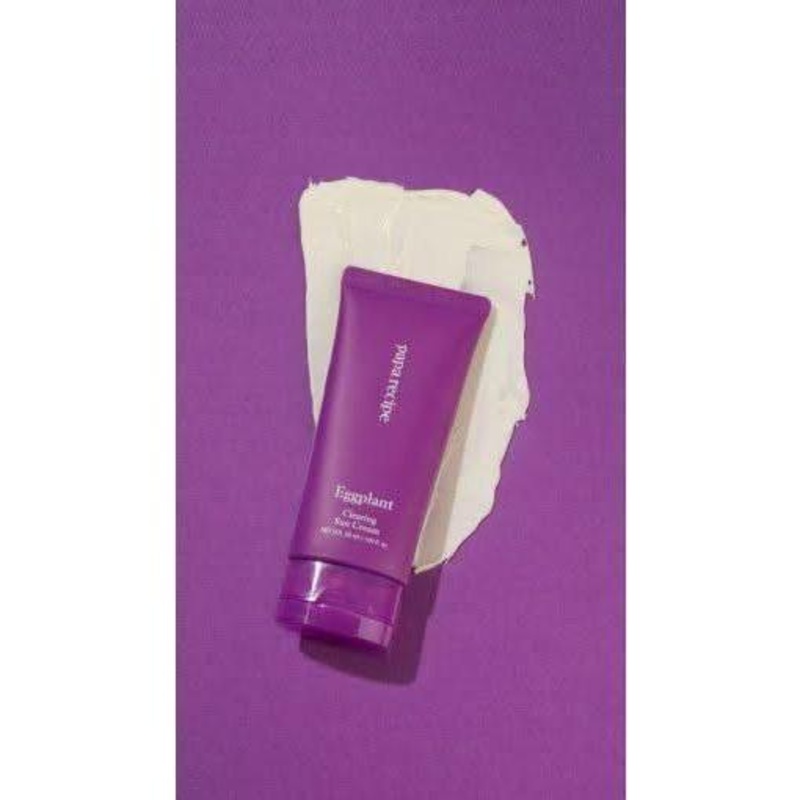 papa recipe Eggplant Clearing Sun Cream  50ml | SPF 50+ PA++++ | Hydrating, No White Cast Sunscreen & Makeup Primer