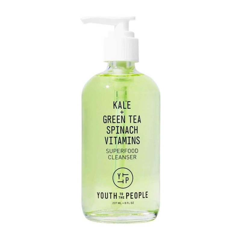 Youth To The People Superfood Antioxidant Cleanser – 237ml | Deep Cleansing with Kale, Green Tea & Spinach