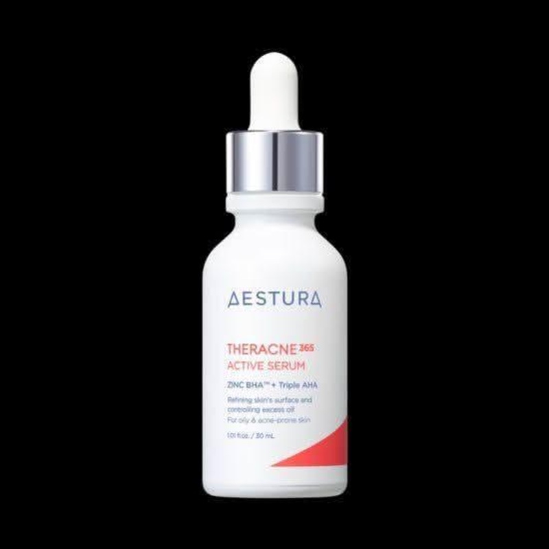 AESTURA Theracne 365 Active Serum 30ml | Fast-Acting Acne Treatment | Sebum Control & Toning