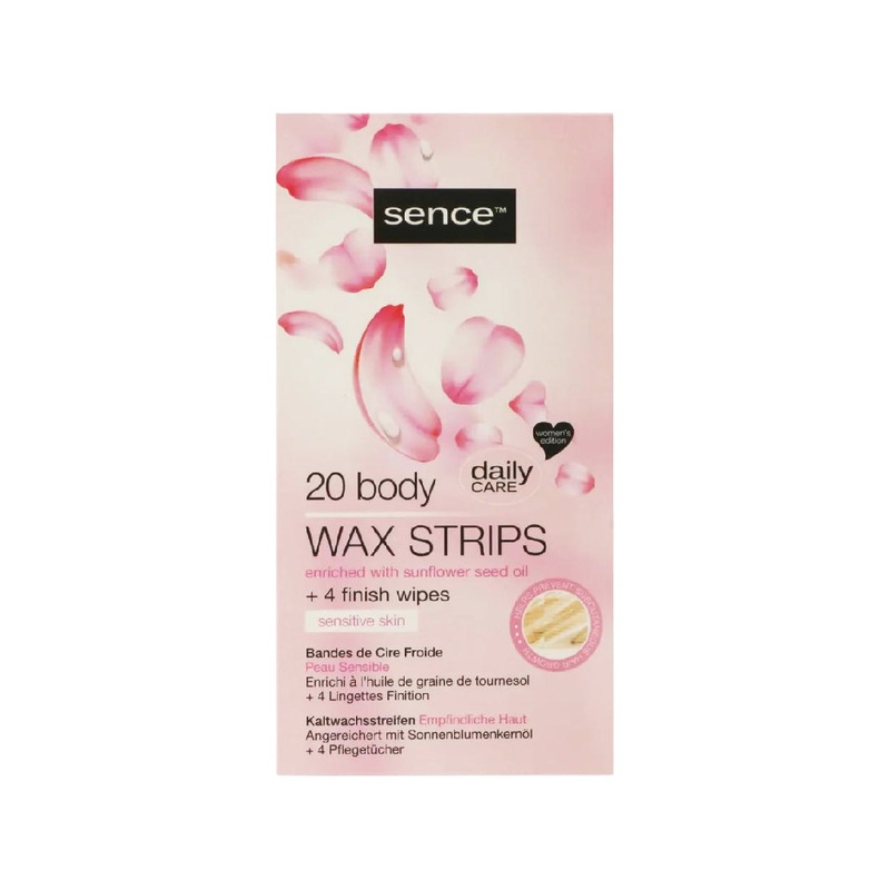 Sence Daily Care 20 Body Wax Strips For Sensitive Skin