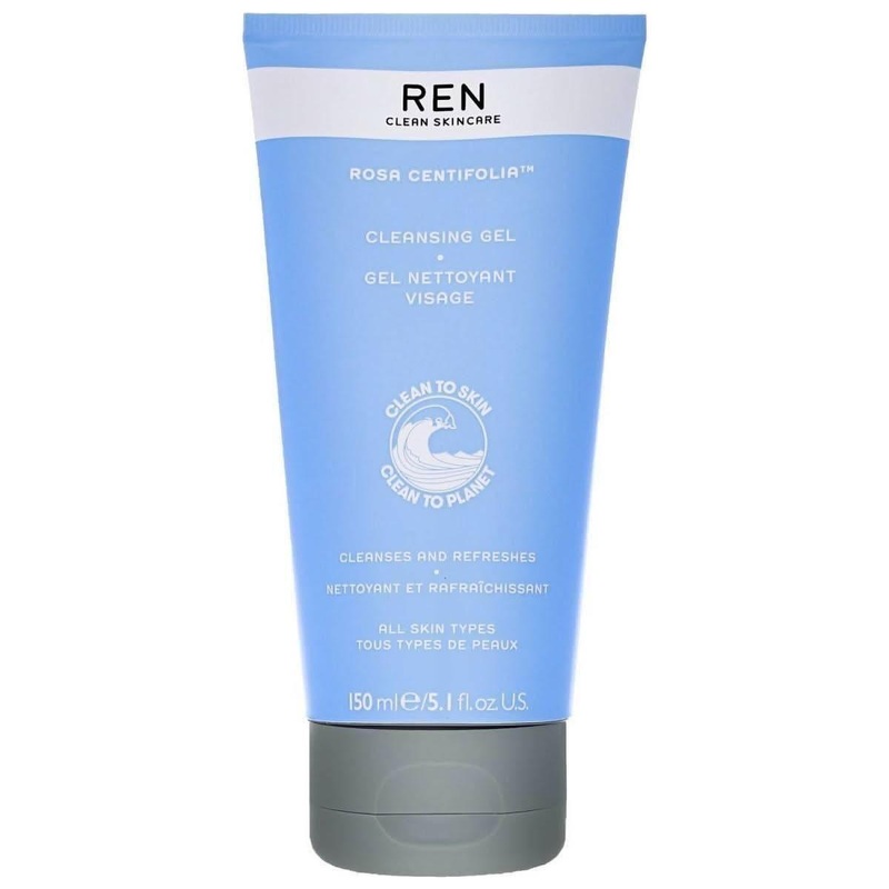 REN Rosa Centifolia Cleansing Gel (Ocean Plastic Edition)  150ml | Gentle, Soothing Cleanser for Sensitive Skin