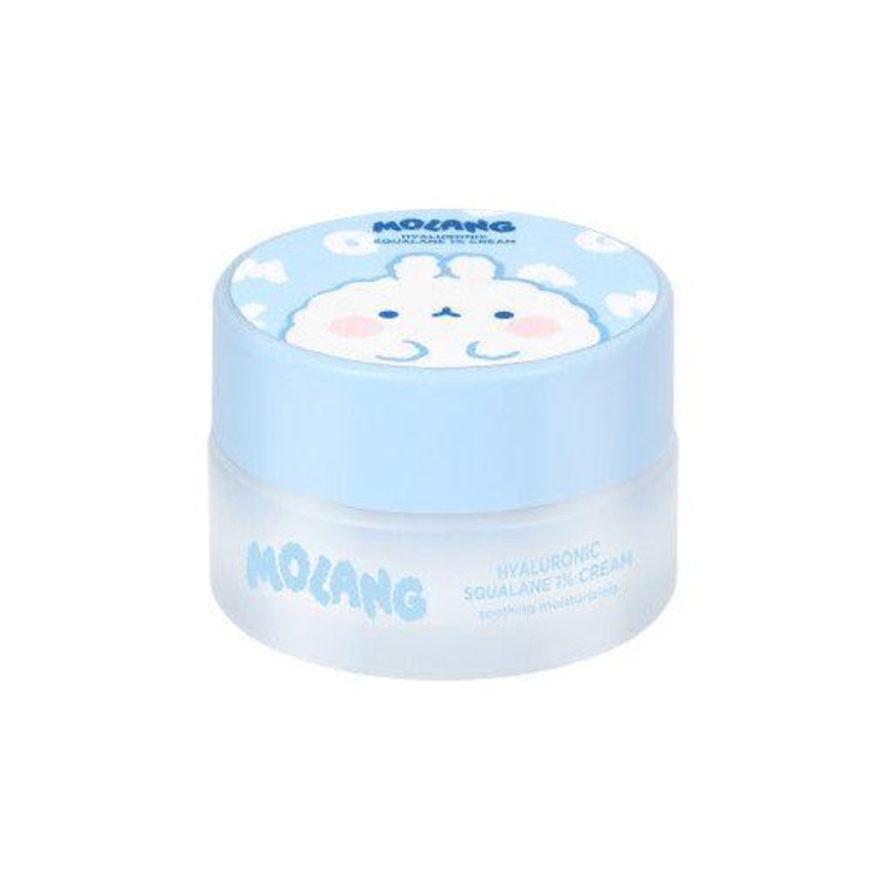 THE FACE SHOP Alltimate Hyaluronic Squalane 1% Cream (MOLANG Edition) – 50ml | Hydration, Soothing & Redness Reduction