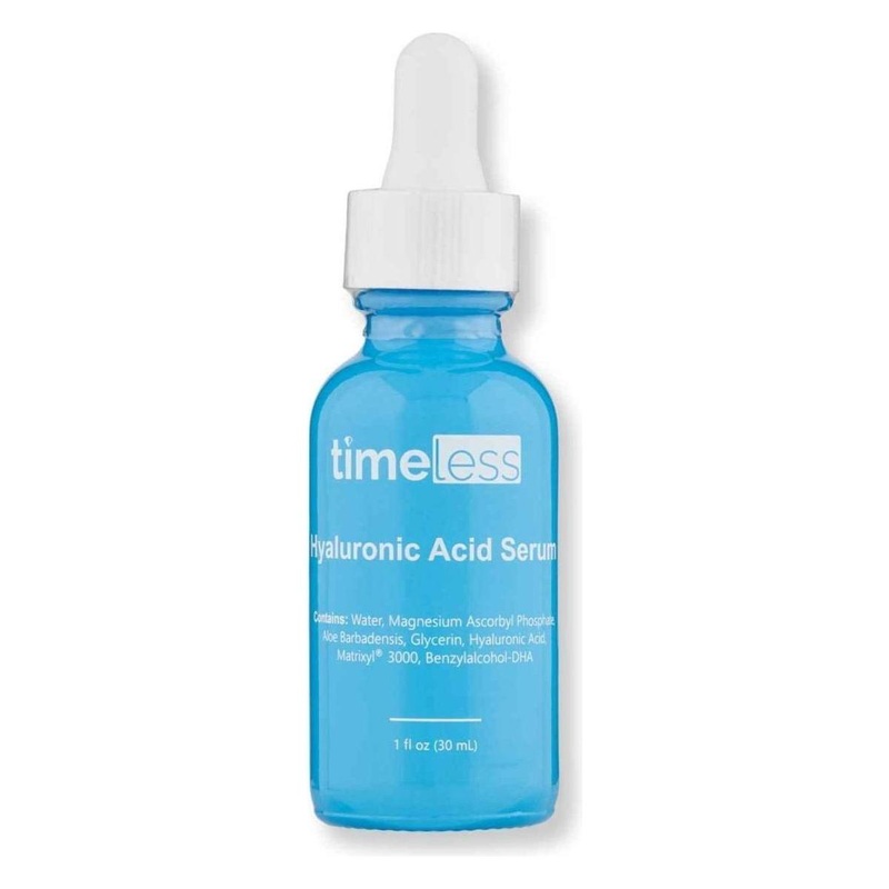 Timeless Skin Care Hyaluronic Acid Vitamin C Serum  30ml | Brightening & Hydrating Daily Serum with 5% Vitamin C + Peptides