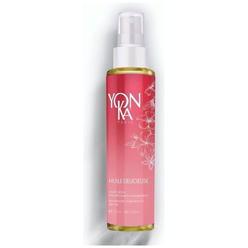 YonKa Paris Huile Dlicieuse Relax Dry Oil  100ml  Nourishing Multi-Use Dry Oil for Silky Skin & Glossy Hair