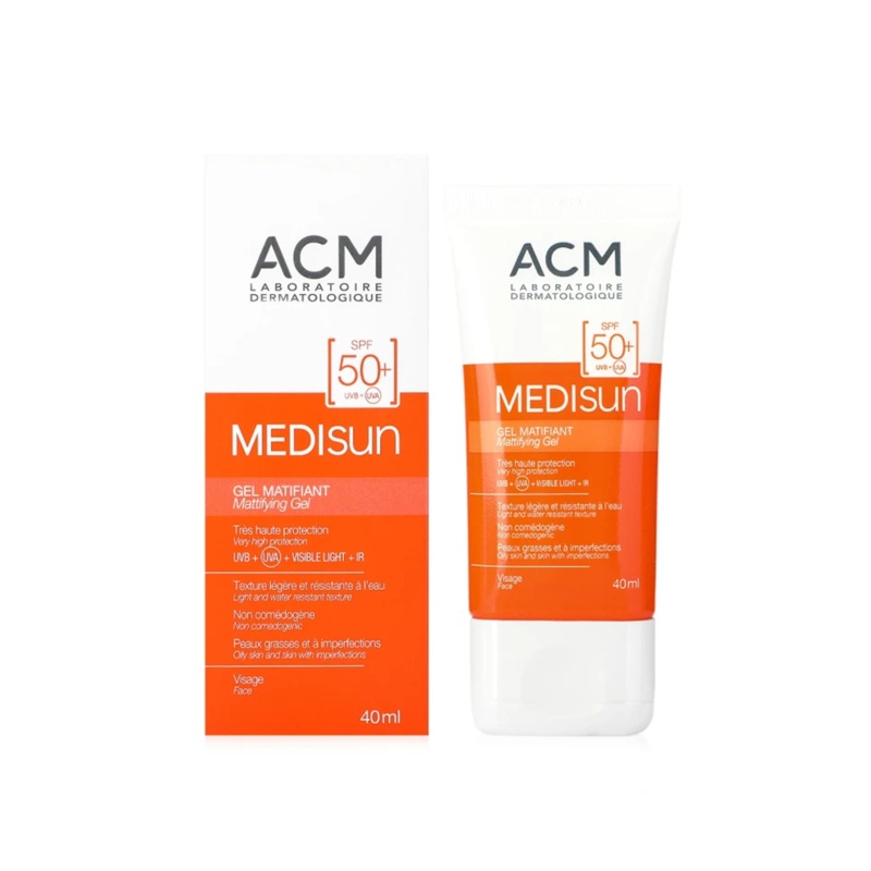 ACM Medisun Mattifying Gel SPF 50+ UVB + UVA – 40ml