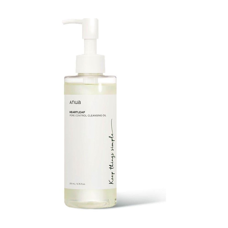 Anua Heartleaf Pore Control Cleansing Oil  200ml | Non-Comedogenic Makeup Remover & Blackhead Care