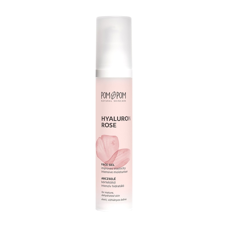 Pom-Pom Hyaluron Rose intensive moisturizing face gel, 50 mL