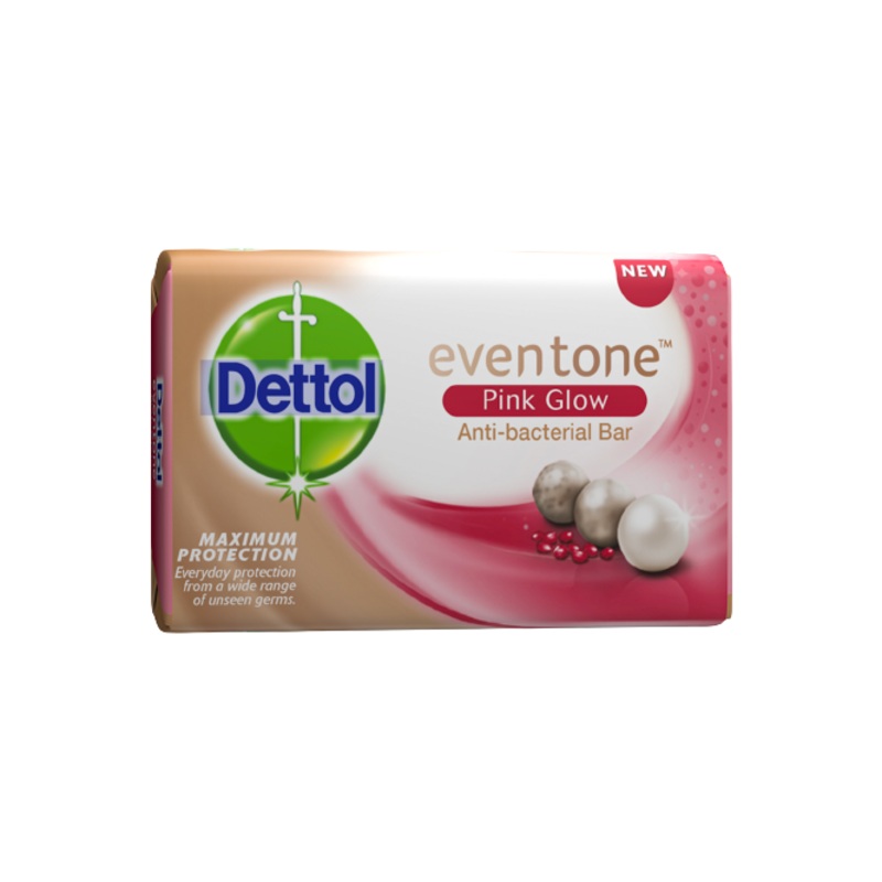 Dettol Even Tone Pink Glow Bar Soap 165G