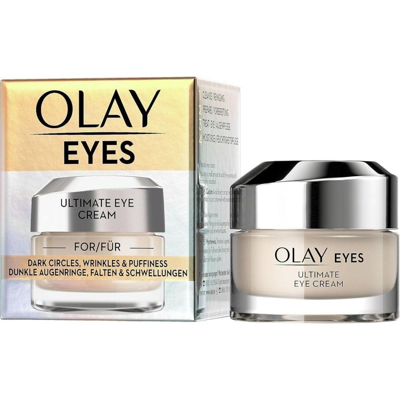 Olay Ultimate Eye Cream  15ml | 3-in-1 Anti-Ageing Eye Cream for Dark Circles, Puffiness & Wrinkles