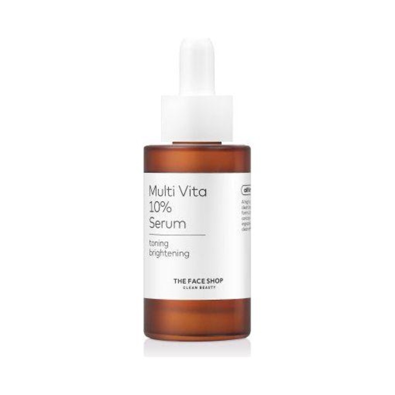 THE FACE SHOP Alltimate Multi Vita 10% Serum – 30ml | Brightening & Hydrating Vitamin C Serum