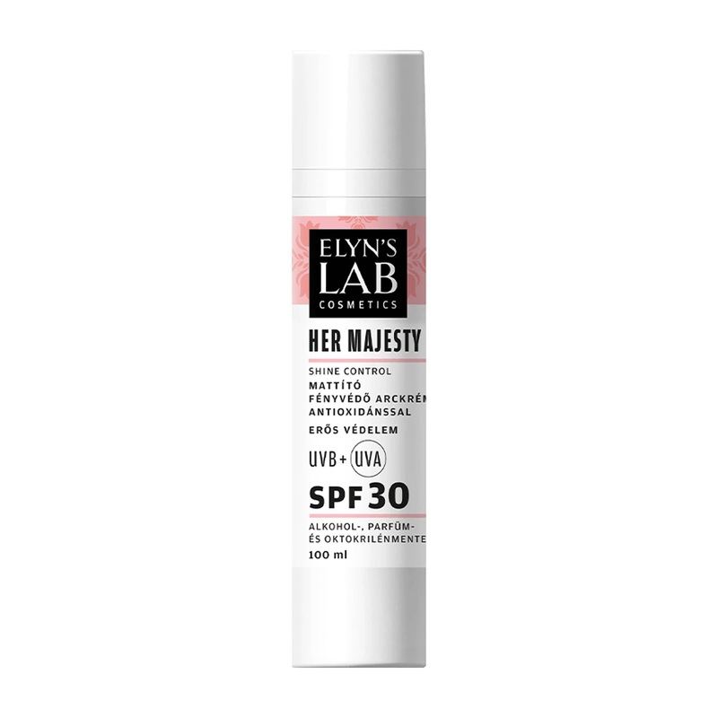 Elyn’s Lab Her Majesty shine control sunscreen spf30 face cream, 100 mL