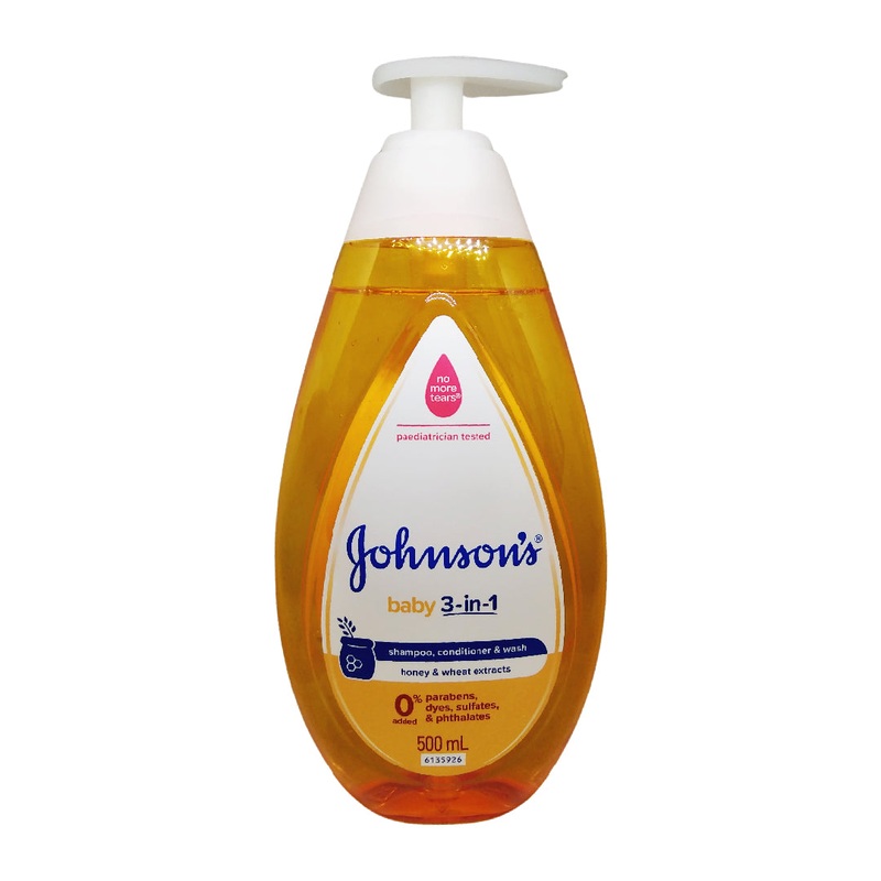 Johnson’s Baby Conditioning Shampoo With Honey & Wheat Extracts 500ml