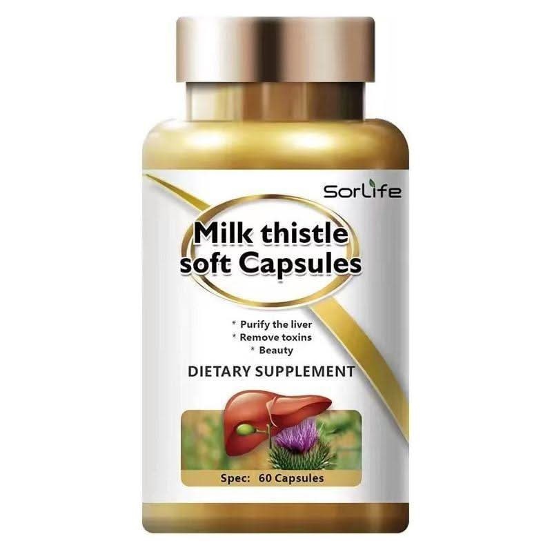 SORLIFE Milk Thistle Soft Capsules | Liver Detox & Protection 1 Box
