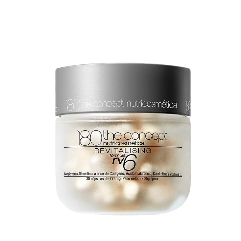 180 THE CONCEPT Nutricosmetica Formula RV6 Revitalising Capsules  180 Capsules | Advanced Collagen Support & Skin Revitalisation 1 UNIT