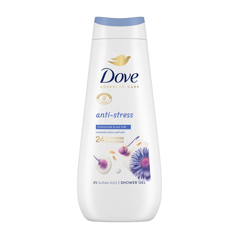 Dove Advanced Care Anti-Stress shower gel, 400 mL