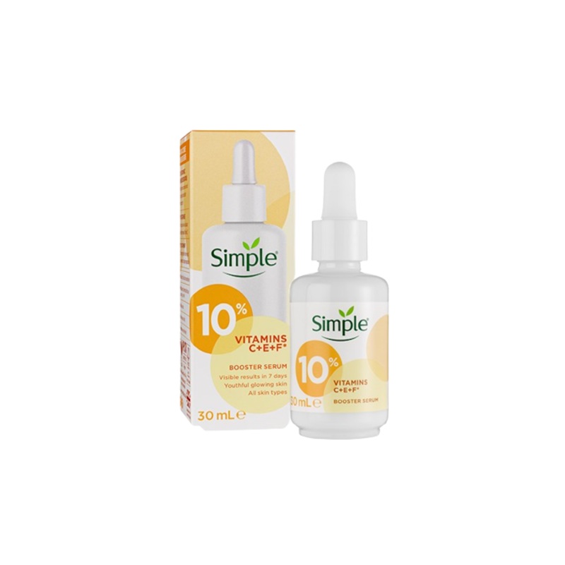 Simple 10% Vitamins C+E+F* Booster Serum 30ML