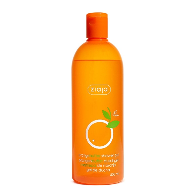 Ziaja Orange Oil Shower Gel: Natural, Moisturizing Body Wash for Sensitive Skin & Kids – Gentle Cleansing & Hydrating (16.91 fl oz)