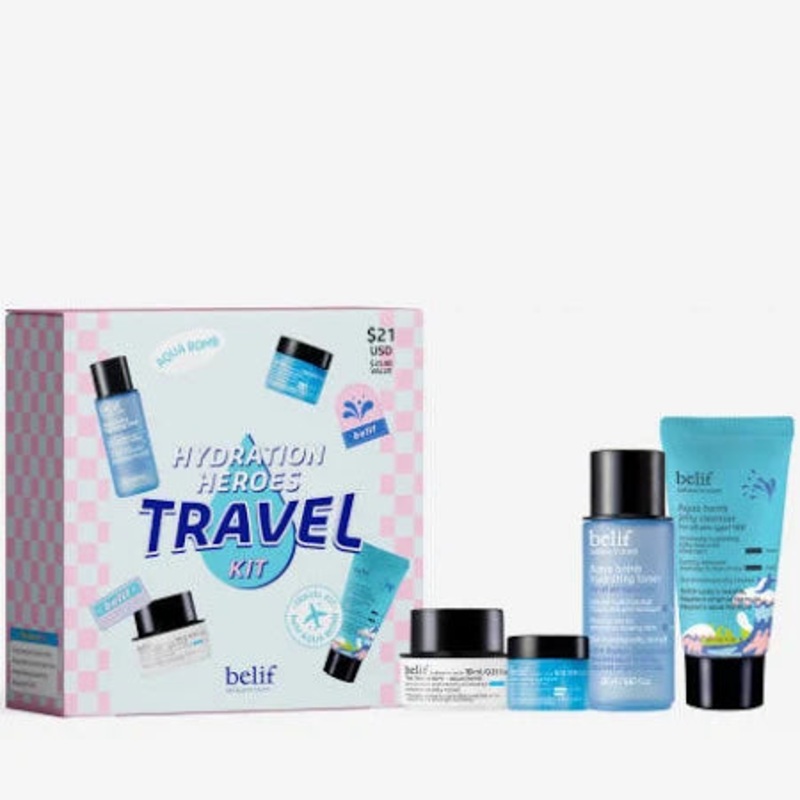 Belif 4-Piece Hydration Travel Kit – $25.80 Value