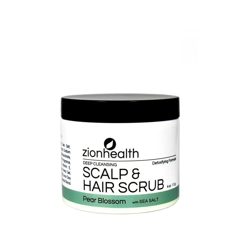 Zionhealth Deep Cleansing Scalp and Hair Scrub – 113g Pear Blossom