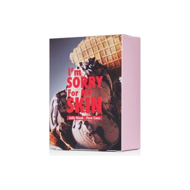 I’m Sorry For My Skin pH 5.5 Jelly Mask  Pore Care (10 Pack) | Pore-Tightening & Soothing Sheet Mask with Chestnut & Chamomile