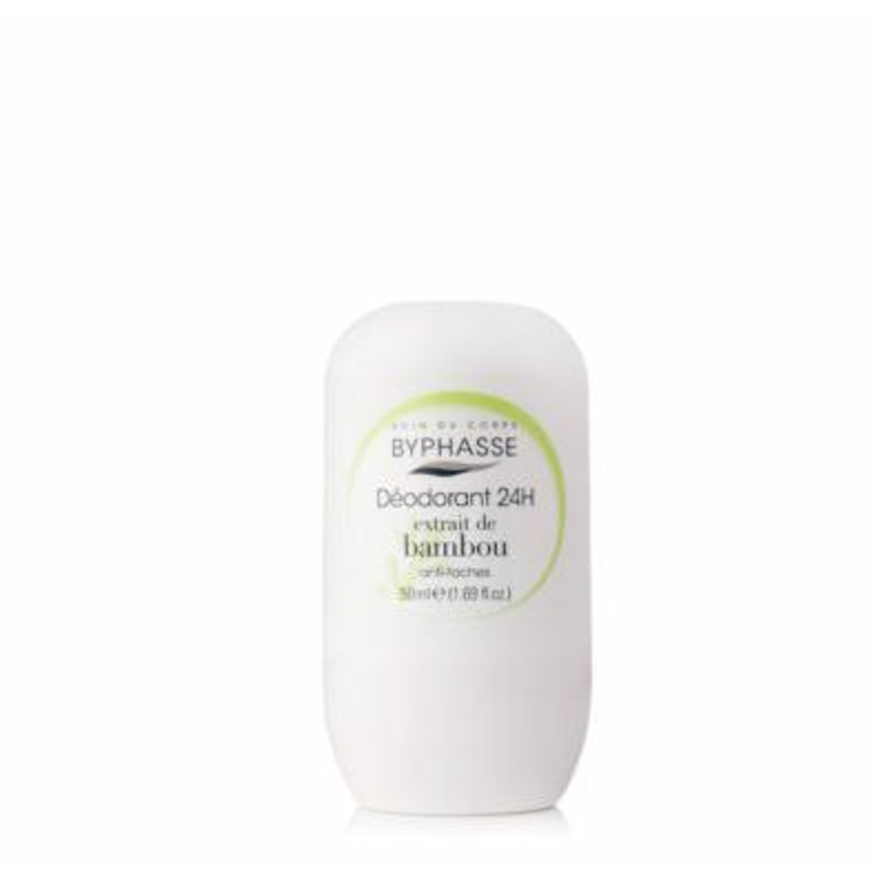 Byphasse deodorant 24hr anti tache extrait de bambou 50 ml
