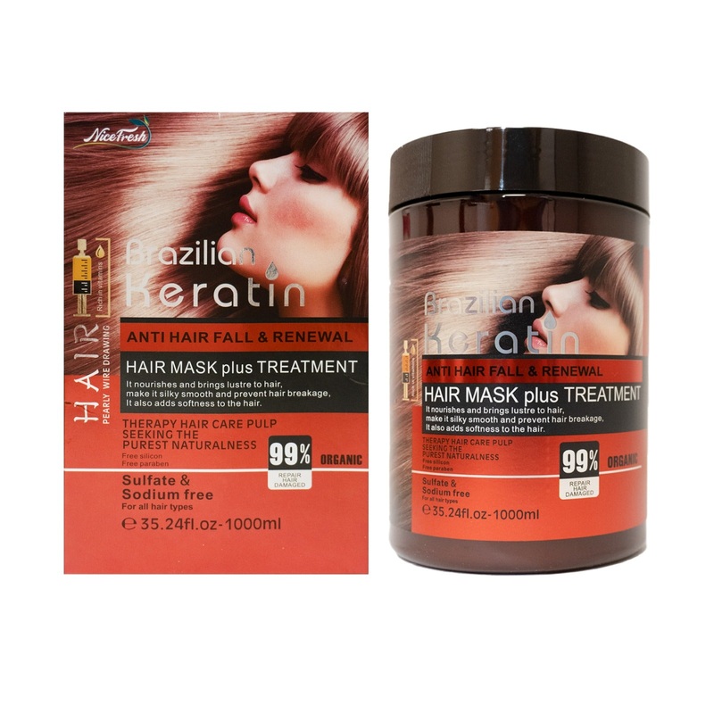 Nice Fresh Brazilian Keratin Anti Hair fall and Renewal Hair Mask – 1000ml