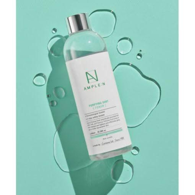 AMPLE:N Purifying Shot Toner  600ml | Pore-Refining Toner for Oily, Blemish-Prone Skin