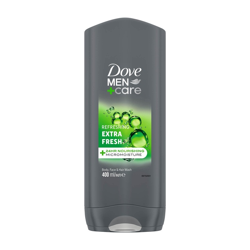 Dove Men+Care Extra Fresh body wash, 400 mL