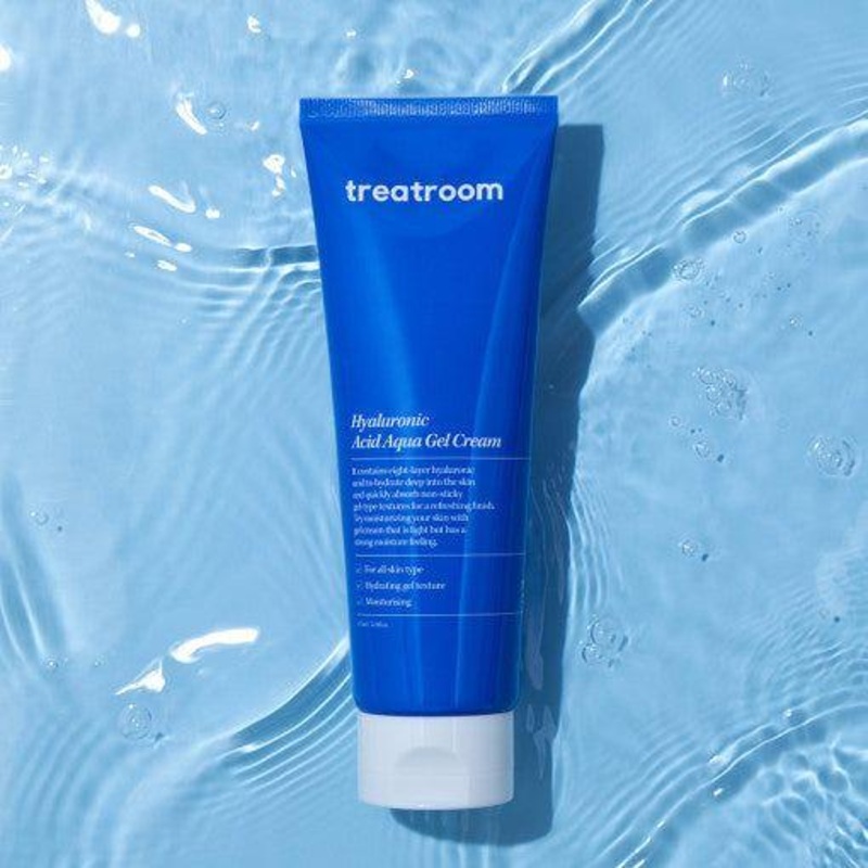 treatroom Hyaluronic Acid Aqua Gel Cream  155ml | Lightweight Hydration with 8 Types of Hyaluronic Acid