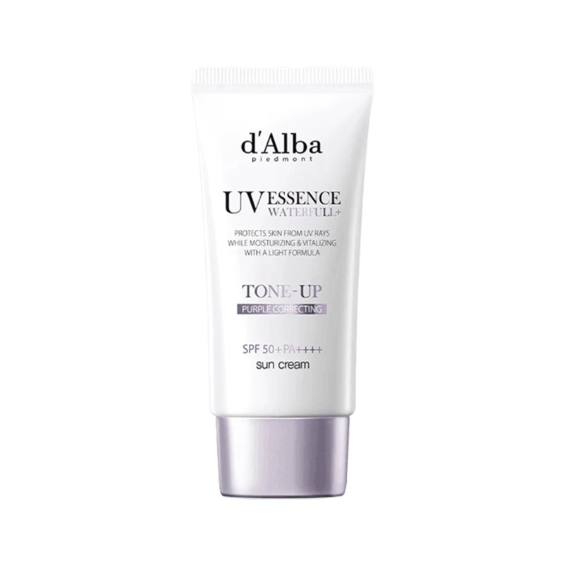 d’Alba UV Essence Waterfull + Tone Up Purple Correcting  Sun Cream SPF50+ PA++++