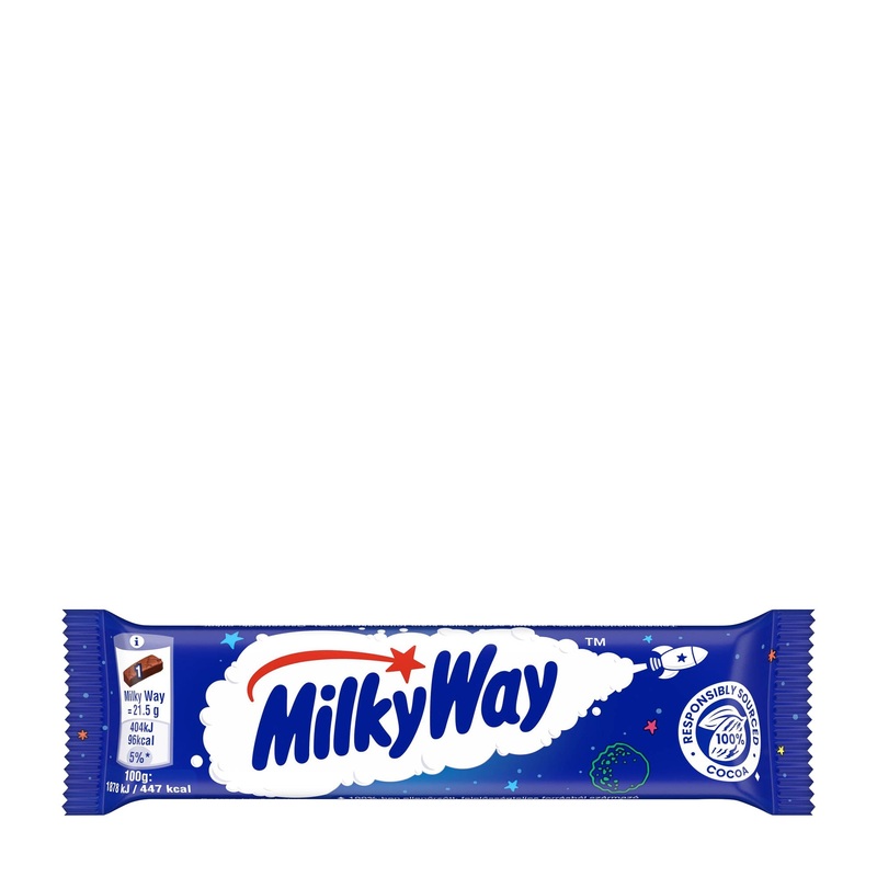 Milky Way milk chocolate bar, 21.5 g