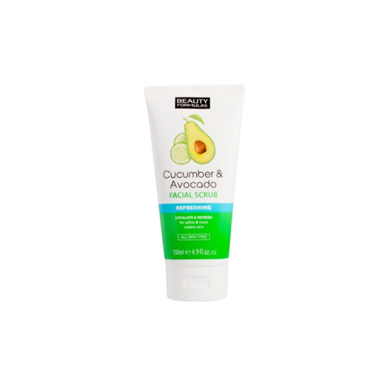 Beauty Formulas Cucumber And Avocado Facial Scrub
