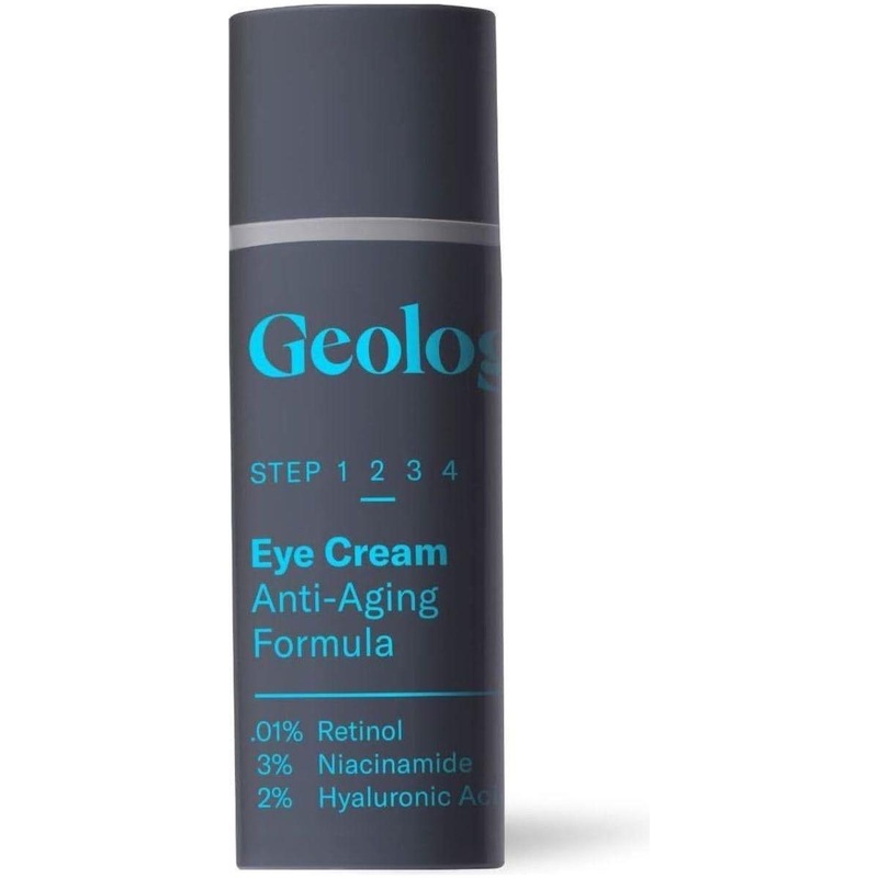 Geologie Men’s Retinol Eye Cream  10ml | Reduce Dark Circles, Puffiness & Wrinkles