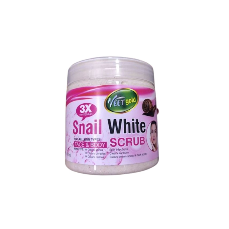 Veet Gold Snail White Scrub 600ML