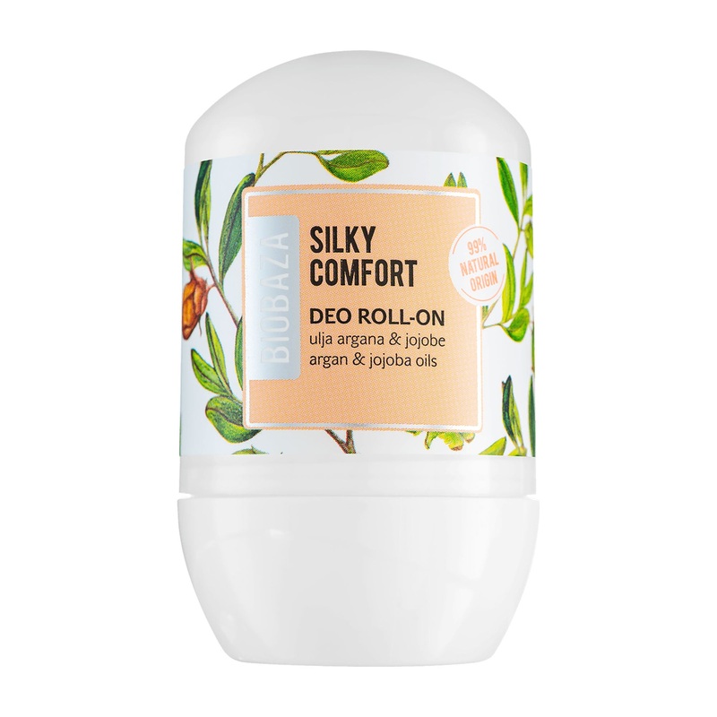 Biobaza Silky Comfort deodorant roll-on, 50 mL