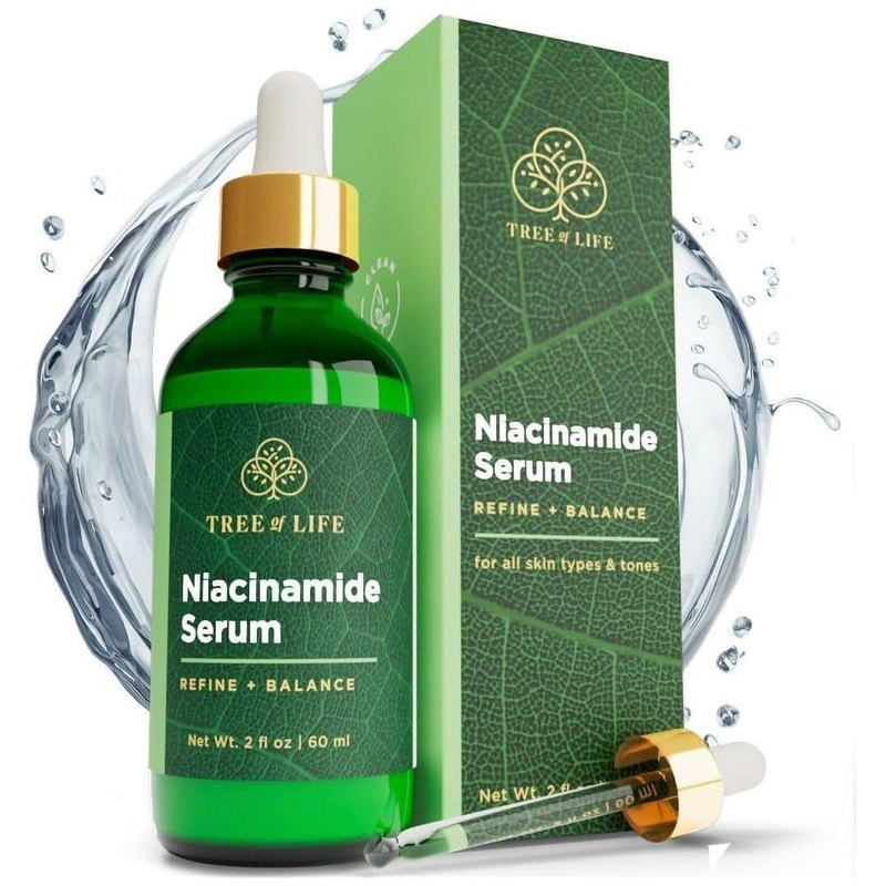 Tree of Life Niacinamide Serum (Vitamin B3) 60ml | Pore-Refining & Hydrating Formula Niacinamide Serum 2 Fl Oz (Pack Of 1)